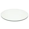 Pro Safe Glass 10 Round Tempered Clear Glass Table Top - 3/8 Thick With Flat Polish Edge