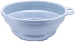 ONGHAHYIS Folding Collapsible Wash Basin 3 Color Silicone Portable Camping Folding Wash Basin Collapsible Bucket/Dish Tub (Color : Blue) -Safavieh Furniture 211SSDnU0gL. AC