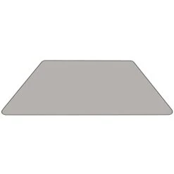 Flash Furniture 29''W X 57''L Trapezoid Grey HP Laminate Activity Table - Height Adjustable Short Legs 8 Flash Furniture 29''W X 57''L Trapezoid Grey HP Laminate Activity Table - Height Adjustable Short Legs -Safavieh Furniture 215yWE4G6JL