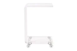 Pure Dcor C Table, 22.5'' H X 13.5'' W X 14.75'' D, Clear