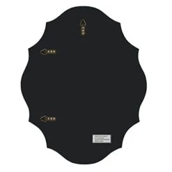 Emma Shaped Frameless Beveled Mirror With Solid Core Wood Backing (22X28) 6 Emma Shaped Frameless Beveled Mirror With Solid Core Wood Backing (22X28) -Safavieh Furniture 218zSovRjbL