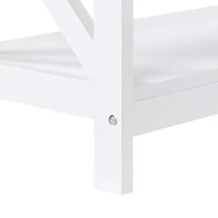 Yaheetech 3-Tier Console Table With 3 Storage Shelves, Entryway Table Sofa Side Narrow Long Table Bookshelf For Hallway Living Room, Accent Furniture, White -Safavieh Furniture 21CLwEhgm3L