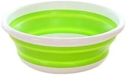 ONGHAHYIS Folding Collapsible Wash Basin 1PCS Folding Bucket Portable Collapsible Basins Car Washing Tool Vegetable Fruit Basin High Capacity Household Supplies (Color : Green) -Safavieh Furniture 21D3DABdrqL. AC