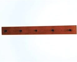 Wooden Mallet 12-Inch 2-Nickel Hook Coat Rack, Mahogany -Safavieh Furniture 21IlLSSmgbS. AC