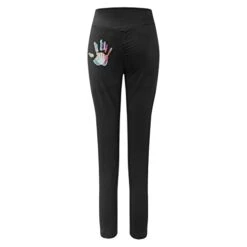 High Women's Hip Fitness Hip Printed Waist Tight-Fitting Pants Sports Peach Yoga Pants Yoga Pants Maternity Bell Bottoms (Black, M) -Safavieh Furniture 21UV8pT1DYL