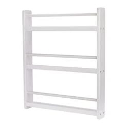 CHILDLIKE BEHAVIOR Bookshelf Organizer For Kids - White Bookshelf For Bedroom - 3 Tier Organizer - Single Sided Book Display - Nursery Book Shelves For Kids - Bookcase Rack For Bedroom -Safavieh Furniture 21WbodpjE6L