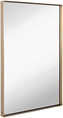 Hamilton Hills 18x48 Inch Metal Black Frame Mirror For Bathroom | Brushed Rectangular Tall Rounded Corner Vanity | 2" Deep Set Design Wall Mirrors Decorative | Hangs Horizontal And Vertical 20 Hamilton Hills 18x48 Inch Metal Black Frame Mirror For Bathroom | Brushed Rectangular Tall Rounded Corner Vanity | 2" Deep Set Design Wall Mirrors Decorative | Hangs Horizontal And Vertical -Safavieh Furniture 21Yidr7g6AL. AC
