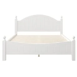 Harper & Bright Designs 3-Pieces Bedroom Sets, Wooden Traditional Style White Bedroom Furniture Sets With Queen Bed/Nightstand/4 Drawers Chest For Boys Girls Kids Teens, White -Safavieh Furniture 21cXLWTcCkL