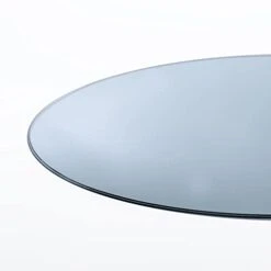 Spancraft 46" Round Clear Glass Table Top 1/2" With Ogee Edge