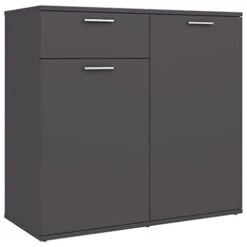 BDBHAVB Storage Cabinet, Dining Sideboard, Sideboard, Easy To Clean Suitable For Kitchen, Dining Room, Living Room Gray 31.5"x14.2"x29.5" Engineered Wood 11 BDBHAVB Storage Cabinet, Dining Sideboard, Sideboard, Easy To Clean Suitable For Kitchen, Dining Room, Living Room Gray 31.5"x14.2"x29.5" Engineered Wood -Safavieh Furniture 21iG8pG2AiL