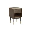 BDDIE Nightstand Bedside Table Simple Semi-Open Locker Living Room Bedroom Bedside Table Storage Cabinet Wooden Small Cabinet End Table For Bedroom, Living Room, College Dorm