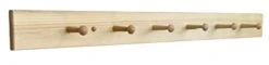 36" Shaker Peg Rack Unfinished