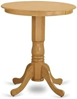 East West Furniture EDT TP Modern Table Round Tabletop And 30 X 35.3-Oak Finish -Safavieh Furniture 21vCmWOCNuL. AC