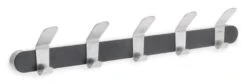 Blomus Coat Rack, 5 Hook, Black