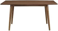 Walker Edison 6 Person Simple Wood Room Kitchen Table, Walnut -Safavieh Furniture 31 c0z5gm6L. AC