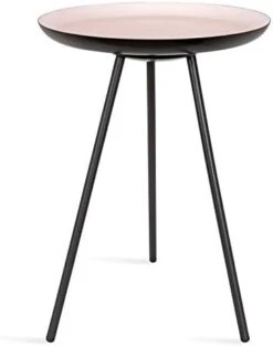 Kate And Laurel Laranya Modern Side Table, 15" X 15" X 22.5", Teal And Black, Chic Minimalist End Table -Safavieh Furniture 31 mHeV0q3L. AC