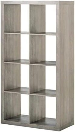 NERDOH 8-Cube Storage Organizer (Color : Rustic Gray) -Safavieh Furniture 310642Big3L. AC