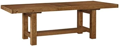 Signature Design By Ashley Dellbeck Rectangular Dining Room Extending Table, Dark Brown 6 Signature Design By Ashley Dellbeck Rectangular Dining Room Extending Table, Dark Brown - Image 6