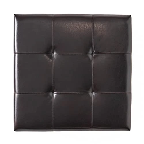Christopher Knight Home Carlsbad Bonded Leather Storage Ottoman, Espresso 5 Christopher Knight Home Carlsbad Bonded Leather Storage Ottoman, Espresso - Image 5