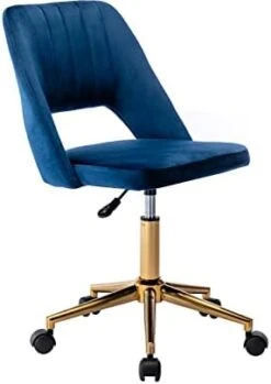 Velvet Desk Chair Swivel Home Office Task Chair Cute Vanity Chair With Wheels For Girls, Kids, Teens, Living Room, Office, Bedroom, Dressing Room, Blue 15 Velvet Desk Chair Swivel Home Office Task Chair Cute Vanity Chair With Wheels For Girls, Kids, Teens, Living Room, Office, Bedroom, Dressing Room, Blue -Safavieh Furniture 310fkowWvTL. AC