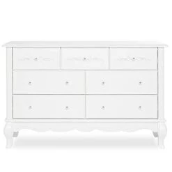 Evolur Aurora 7 Drawer Double Dresser, Ivory Lace, 54x20.3x34 Inch (Pack Of 1) -Safavieh Furniture 3112yqTB9NL