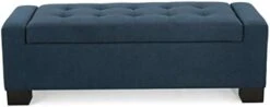 Christopher Knight Home Guernsey Fabric Storage Ottoman, Charcoal -Safavieh Furniture 312GyOPwKdL. AC