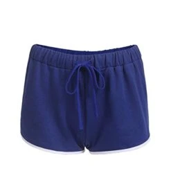 MatureGirl Casual Elastic Waist Yoga Women High Pants Bandage Waist Short Women Pants Yoga Pants Sexy Yoga Pants For Butt (Blue, XL) -Safavieh Furniture 312azLrQlLL