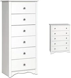 Prepac Sonoma 6 Drawer Double Dresser For Bedroom, Espresso & Fremont Nightstand, Tall 3-Drawer, Espresso -Safavieh Furniture 312cdhn2z6L. AC 1