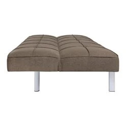 Naomi Home Madison Modern Futon Sofa Bed - Compact Design For Small Spaces - Convertible Futon With Linen Fabric For Premium Comfort - Ideal Guest Couch - Stylish & Durable, Supports Up To 750 Lbs 13 Naomi Home Madison Modern Futon Sofa Bed - Compact Design For Small Spaces - Convertible Futon With Linen Fabric For Premium Comfort - Ideal Guest Couch - Stylish & Durable, Supports Up To 750 Lbs -Safavieh Furniture 313EG0gOIAL