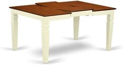 East West Furniture Wooden Wet-WHI-TL Dining Room Table Rectangular Tabletop And 60 X 42 X 30-Linen White Finish -Safavieh Furniture 313HcNBE4uL. AC 1