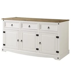 Wood Buffet Sideboard Corona Snow | Furniture Dash, White