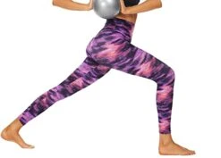 MatureGirl Yoga Compression Tummy Leggings High Control Waisted Workout Pants Women's Tights Yoga Pants Women's Fitness Pants (Purple, L) -Safavieh Furniture 3141UiUQAML