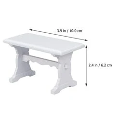 Yalych Prentend Play Decoration Mini Study Table Mini Computer Desk For Little Girls, Party New Year Decorative Items