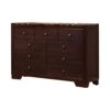 Coaster Home Furnishings Conner 9-Drawer Rectangular Dresser Cappuccino