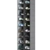 Coastal Rose Hanging Shoe Organizer For Closet, 20 Sections Hanging Closet Organizers And Storage Shelves, Space Saving Shoe Storage Rack Holder, Grey, 12''W×12''Dx 50''H
