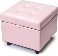 H&B Luxuries Tufted Leather Square Flip Top Storage Ottoman Cube Foot Rest (Black) 26 H&B Luxuries Tufted Leather Square Flip Top Storage Ottoman Cube Foot Rest (Black) -Safavieh Furniture 3152tNDtPhL. AC