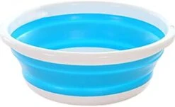 ONGHAHYIS Folding Collapsible Wash Basin Folding Bucket Portable Camping Fishing Car Washing Tool For Kitchen Barthroom Wash Vegetables Fruit Portable Basin (Color : Green) -Safavieh Furniture 315EXk8BrKL. AC