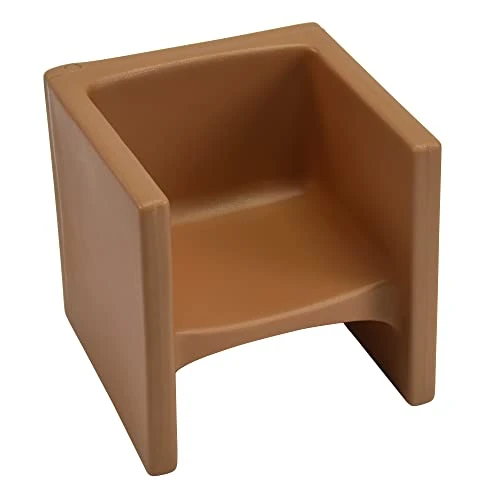 Children's Factory Cube Chair For Kids, Flexible Seating Classroom Furniture For Daycare/Playroom/Homeschool, Indoor/Outdoor Toddler Chair, Almond (CF910-015) 1 Children's Factory Cube Chair For Kids, Flexible Seating Classroom Furniture For Daycare/Playroom/Homeschool, Indoor/Outdoor Toddler Chair, Almond (CF910-015)