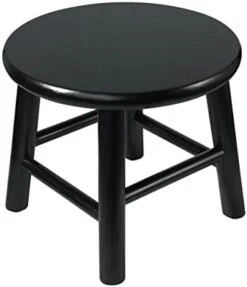 CONSDAN Kids Stool, Milking Stool, USA Grown Oak, Plant Stand, Handcrafted Solid Wood Stool, 9" Low Stool, Round Step Stool, Wooden Stool For Kids, Small Short Stool, Shoe Changing Stool(Natural) -Safavieh Furniture 316aO4ypR4L. AC