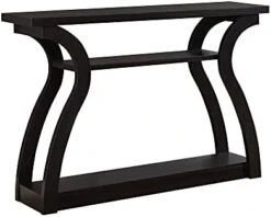 Monarch Specialties 47" Console Table - Sleek And Modern Accent Table For Your Home (Cappuccino/Dark Brown/Espresso) -Safavieh Furniture 316vwhlaqCS. AC