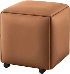 KIPMIK Modern Lightweight Functional Vanity Stool Upholstered Leather Vanity Chairs With Heavy Duty Legs & Universal Wheels, Suitable For Living Room (Color : Gray) 19 KIPMIK Modern Lightweight Functional Vanity Stool Upholstered Leather Vanity Chairs With Heavy Duty Legs & Universal Wheels, Suitable For Living Room (Color : Gray) -Safavieh Furniture 3176z7BjnNL. AC