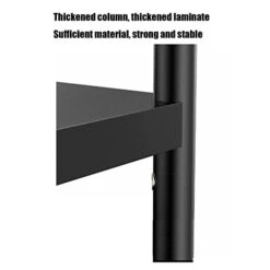 BFR Kitchen Rack Multi-Layer Microwave Oven Rack Storage Rack Floor-to-Ceiling Carbon Steel Rack (Size : Four Layer) -Safavieh Furniture 3183b24ZreL