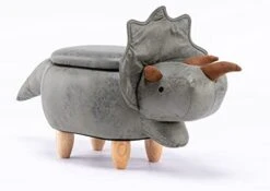 Home 2 Office Cow Ottoman For Kids' Bedroom, Playroom, Nursery, And Living Room, Animal Ottoman With Storage, Footstool For Kids, Black/White -Safavieh Furniture 318VgUmQENL. AC