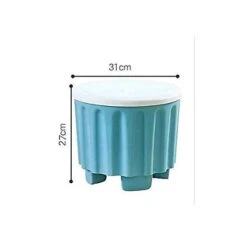 DOUBAO Plastic Storage Stool Multi-Function Overlay Storage Stool Fashion Creative Adult Stool Furniture (Color : D) 15 DOUBAO Plastic Storage Stool Multi-Function Overlay Storage Stool Fashion Creative Adult Stool Furniture (Color : D) -Safavieh Furniture 318rCnuE2XL