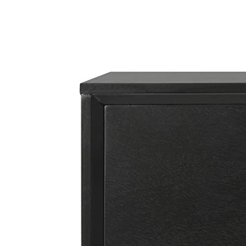 Safavieh Home Pomona Modern Black 3-drawer Chest 5 Safavieh Home Pomona Modern Black 3-drawer Chest - Image 5
