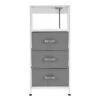 Nightstands Living Room 3 Drawers High Bedside Table Bedroom Bedside Table (Color : E, Size : As Showns)