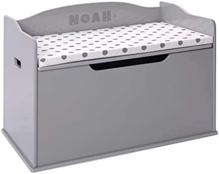 Milliard Wooden Toy Box And Storage Chest With Seating Bench - For Kids And Babies – Girls And Boys - White - Large 6 Milliard Wooden Toy Box And Storage Chest With Seating Bench - For Kids And Babies – Girls And Boys - White - Large - Image 6