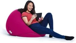 Yogibo Pod X Small Bean Bag For Teens, Adults, Plush, Soft, Single Beanbag Chair, Measures 3'x3', Blue 26 Yogibo Pod X Small Bean Bag For Teens, Adults, Plush, Soft, Single Beanbag Chair, Measures 3'x3', Blue -Safavieh Furniture 31AZtO86hFL. AC