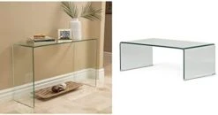 Christopher Knight Home Cadyn 12mm Tempered Glass Console Table, Clear -Safavieh Furniture 31AlPaZWSUL. AC
