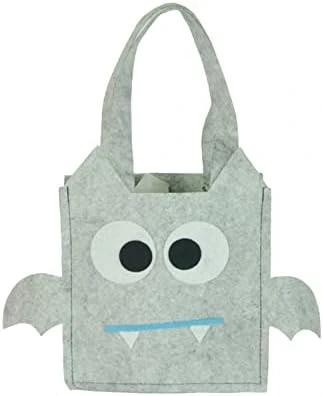 1 Pieces Halloween Bucket Halloween Candy Basket Magic Hat Canvas Buckets Bat Tote Bags Reusable Bags For Kids Halloween Party Celeb Dolls (A, One Size) 7 1 Pieces Halloween Bucket Halloween Candy Basket Magic Hat Canvas Buckets Bat Tote Bags Reusable Bags For Kids Halloween Party Celeb Dolls (A, One Size) - Image 7